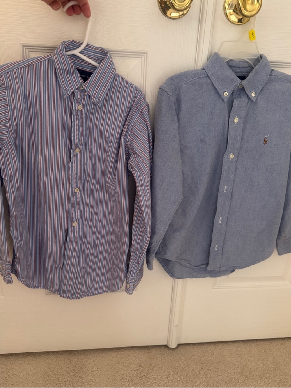 Polo by Ralph Lauren Kids Blue Oxford Button-Down & Multistripe Dress Shirt Set